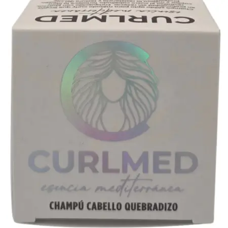 CurlMed Champú Sólido Cabello Quebradizo Té Matcha 80g - 1